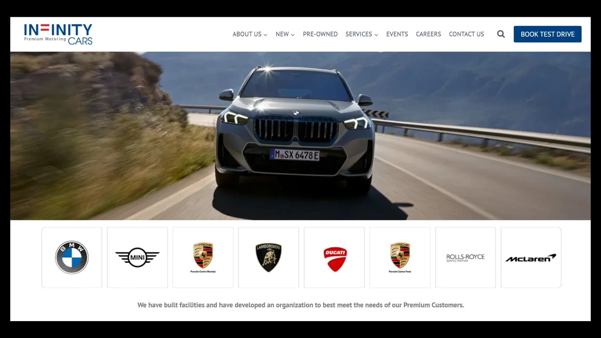 Website design project preview