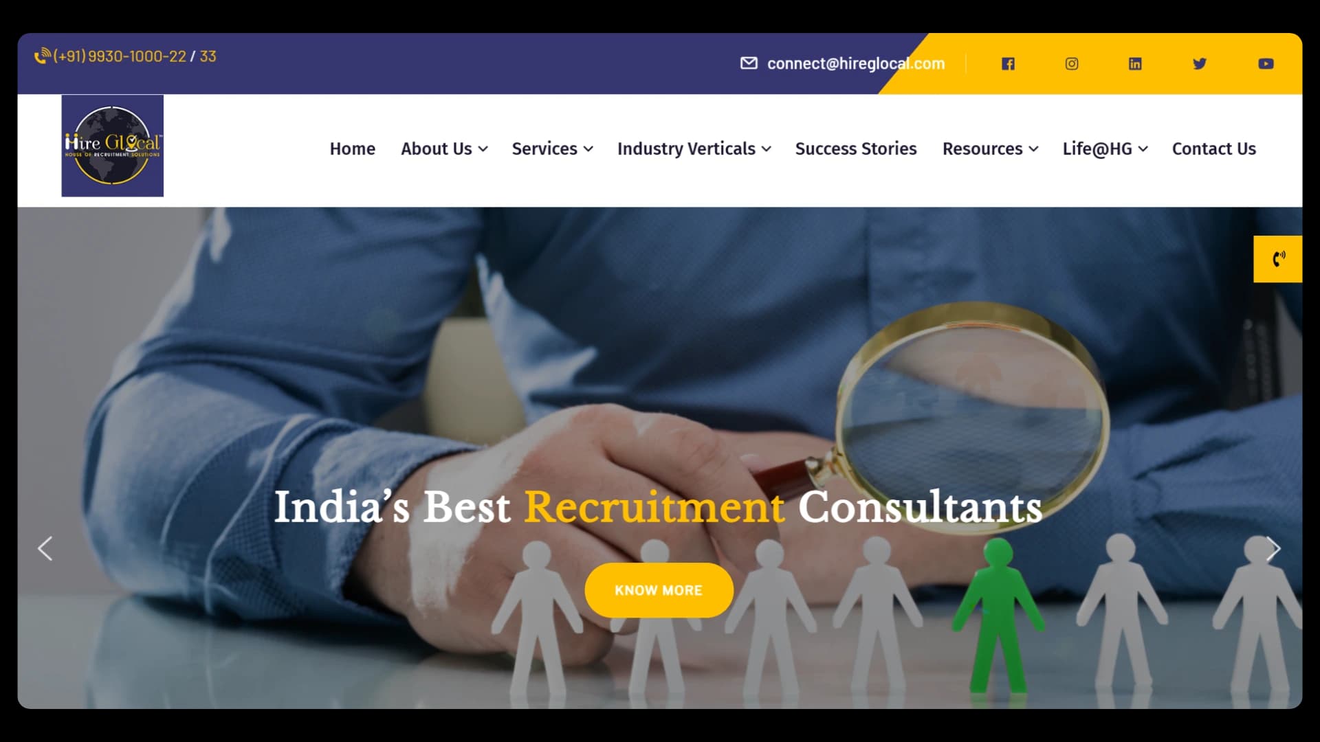 Website design project preview