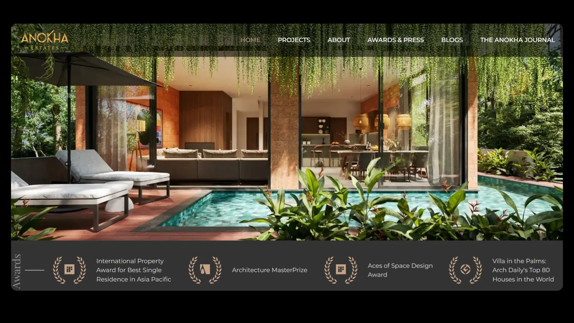 Website design project preview